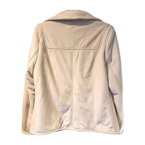 Utex Design Faux Micro Suede/Fur Leopard Print Interior Jacket Size Small (READ) - Picture 6 of 7